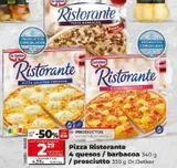 Oferta de PIZZA RISTORANTE 4 QUESOS / BARBACOA / PROSCIUTTO por 4,59€ en Maxi Dia