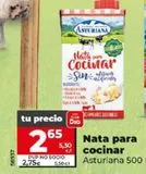 Oferta de NATA PARA COCINAR por 2,65€ en Maxi Dia