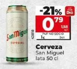 Oferta de CERVEZA por 0,79€ en Maxi Dia