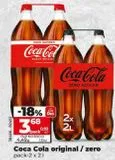 Oferta de COCA COLA ORIGINAL / ZERO por 3,68€ en Maxi Dia