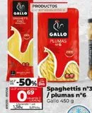 Oferta de SPAGHETTIS N°3 / PLUMAS N° 6 por 1,38€ en Maxi Dia