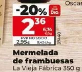 Oferta de MERMELADA DE FRAMBUESAS por 2,36€ en Maxi Dia