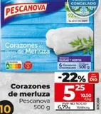 Oferta de CORAZONES DE MERLUZA por 5,25€ en Maxi Dia
