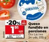 Oferta de QUESO FUNDIDO EN PORCIONES por 1,91€ en Maxi Dia