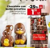 Oferta de CHOCOLATE CON LECHE EXTRAFINO por 1,31€ en Maxi Dia