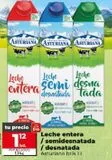 Oferta de LECHE ENTERA / SEMIDESNATADA / DESNATADA por 1,12€ en Maxi Dia