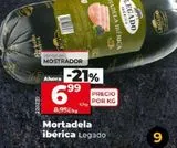 Oferta de MORTADELA IBERICA por 6,99€ en Maxi Dia