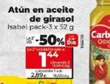Oferta de Atún en aceite de girasol Isabel por 2,89€ en La Plaza de DIA