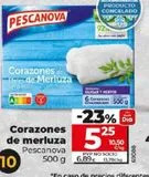 Oferta de Corazones de merluza Pescanova por 5,25€ en La Plaza de DIA