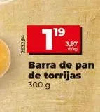 Oferta de Pan de barra por 1,19€ en La Plaza de DIA