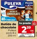 Oferta de Batido de chocolate Puleva por 2,39€ en La Plaza de DIA