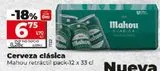 Oferta de Cerveza Mahou por 6,75€ en La Plaza de DIA