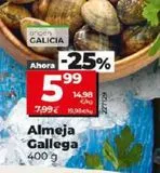 Oferta de Almejas gallega por 5,99€ en La Plaza de DIA