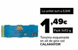 Oferta de Atún migas en aceite de girasol CALAMAYOR por 1,49€ en Supeco