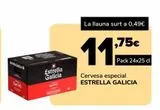 Oferta de Cerveza especial ESTRELLA GALICIA por 11,75€ en Supeco