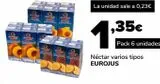 Oferta de Néctar varios tipos EUROJUS por 1,35€ en Supeco