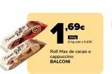 Oferta de Roll Max de cacao o cappuccino BALCONI por 1,69€ en Supeco