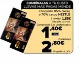 Oferta de Chocolate 85% cacao o 70% cacao NESTLÉ por 1,85€ en Supeco