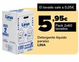Oferta de Detergente líquido paraíso LINA por 5,95€ en Supeco