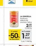 Oferta de Aceitunas rellenas de anchoa La Española en Eroski
