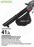 Oferta de Aspirador soplador Power plus por 41,95€ en Fes Més