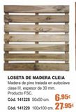 Oferta de Loseta de madera por 6,95€ en Ferrcash