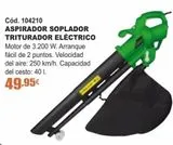 Oferta de Aspirador soplador por 49,95€ en Ferrcash