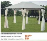 Oferta de Cenador con cortinas por 184,95€ en Ferrcash