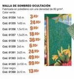 Oferta de Mallas por 3,45€ en Ferrcash