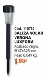 Oferta de Baliza solar por 1,95€ en Ferrcash