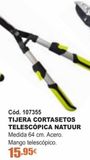 Oferta de Tijeras cortasetos por 15,95€ en Ferrcash