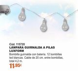 Oferta de Lámparas por 11,95€ en Ferrcash
