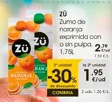 Oferta de Zumo de naranja por 2,79€ en Eroski