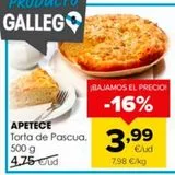 Oferta de Torta de pascua APETECE por 3,99€ en Autoservicios Familia