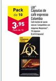 Oferta de Cápsulas de café Espresso en ALDI