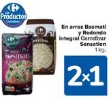 Oferta de En arroz Basmati y Redondo integral Carrefour Sensation en Carrefour Market