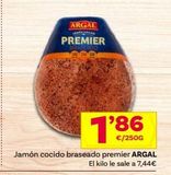Oferta de Jamón cocido braseado Argal en Supermercados Dani