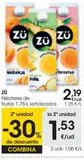 Oferta de ZÜ Nectar de piña 1,75 L por 2,19€ en Eroski