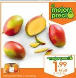 Oferta de  Mango bandeja 2 ud 625 g por 1,99€ en Eroski