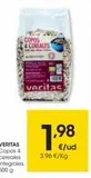 Oferta de VERITAS Copos 4 cereales integrales 500 g por 1,98€ en Eroski