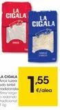 Oferta de LA CIGALA Arroz redondo tradicional 1 Kg por 1,55€ en Eroski
