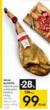 Oferta de VALLE ALAGON Jamón ibérico de cebo +8 kg 1 und por 99€ en Eroski