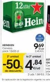 Oferta de HEINEKEN Cerveza pack 12x33 cl por 9,69€ en Eroski