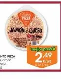 Oferta de Pronto PIZZA  JAMON QUESO  mejor preci  €/ud  6.23 €/kg  en Eroski