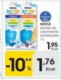 Oferta de Leche de crecimiento Nestlé en Eroski