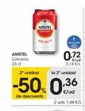 Oferta de Cerveza Amstel en Eroski