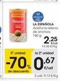 Oferta de Aceitunas rellenas La Española en Eroski