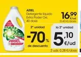 Oferta de Detergente líquido Ariel en Eroski