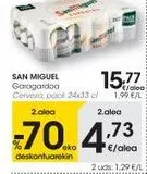 Oferta de Cerveza Eko en Eroski