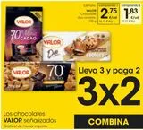 Oferta de Chocolate negro 70% con almendras VALOR  por 2,75€ en Eroski